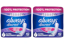 2 Always Discreet Pad Packs