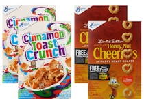4 General Mills Cereal Boxes