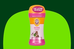 Arm & Hammer deodorizing crystals on KCL template