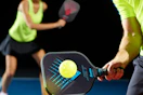 people playing pickleball