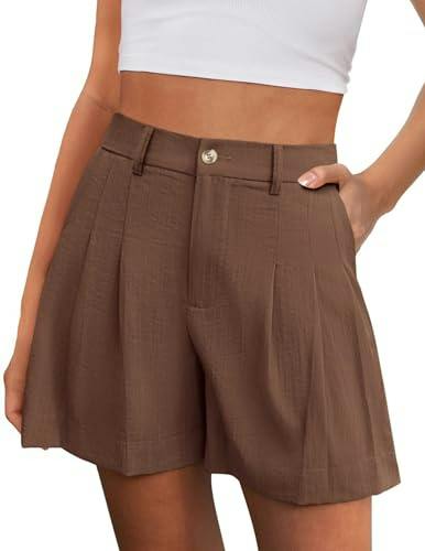PRETTYGARDEN Women's Wide Leg Shorts