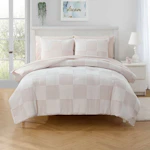 Chenille Checkered Bed-in-a-Bag Set