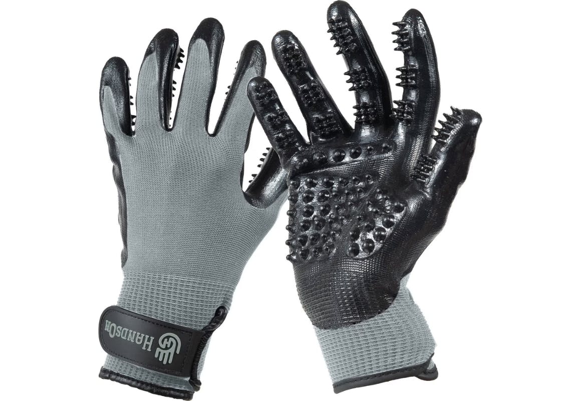 HandsOn Pet Grooming Gloves