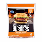 Kroger Frozen Beef Burgers