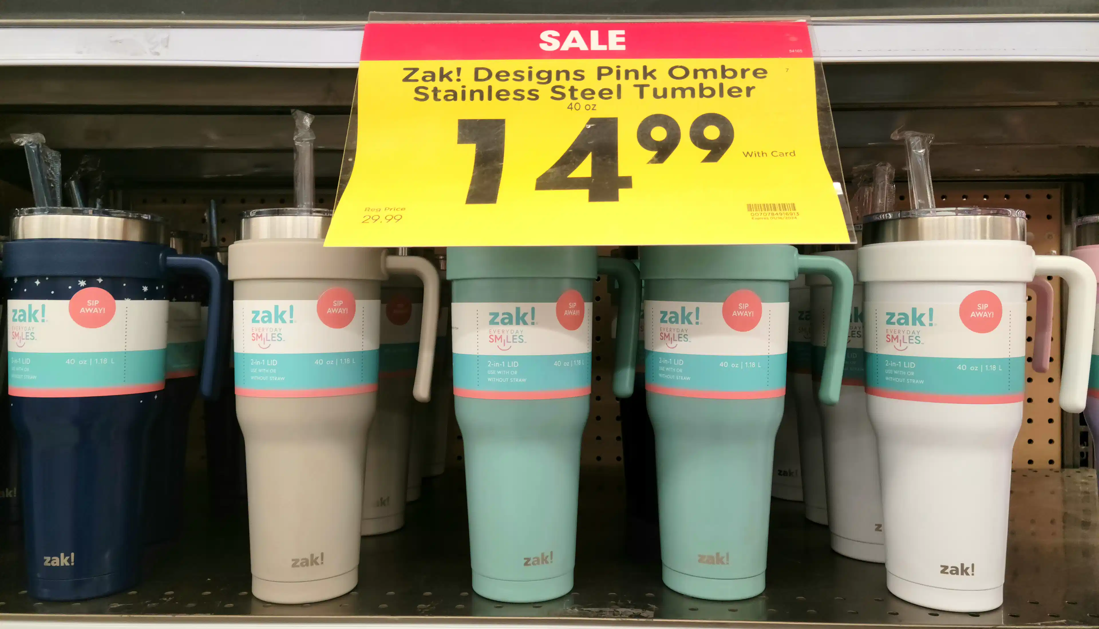 Zak Tumblers, Now Just 3 at Kroger (Reg. 29.99) The Krazy Coupon Lady