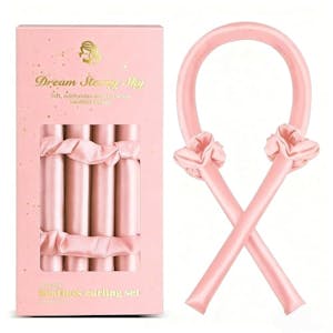 Satin Heatless Curling Set