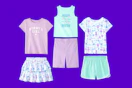 Stock image of the Garanimals Cotton Outfit Set in a beach theme