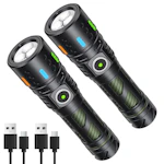 Rechargeable Flashlight 2-Pack