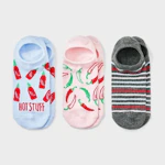Target Women's Chili Pepper Liner Socks 3-Pack