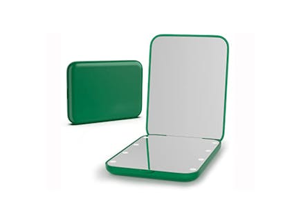 Pocket Lighted Magnification Mirror