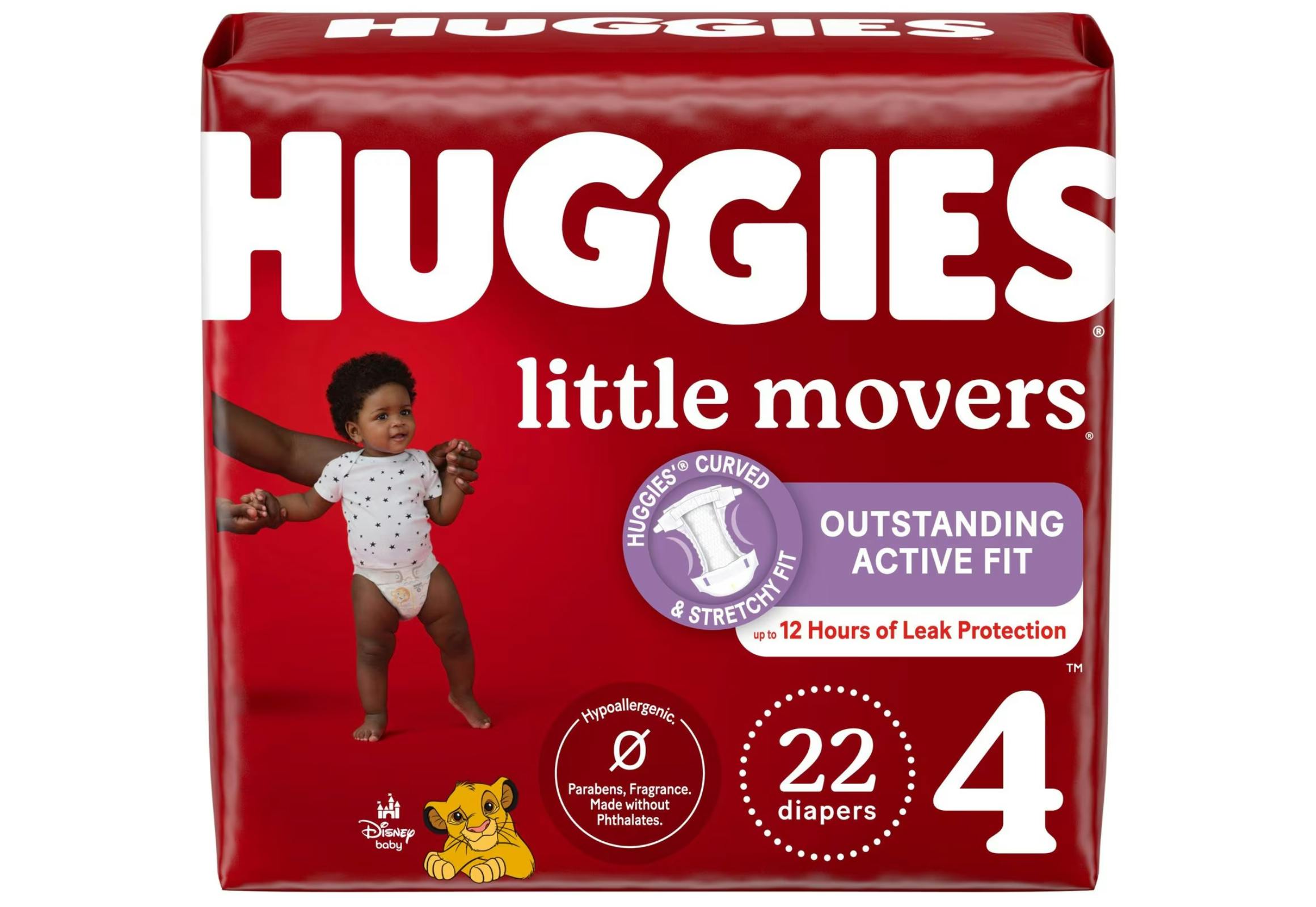3 Huggies Little Movers Diapers