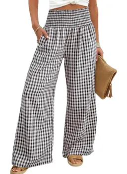 Dokotoo Women's Checkered Pants