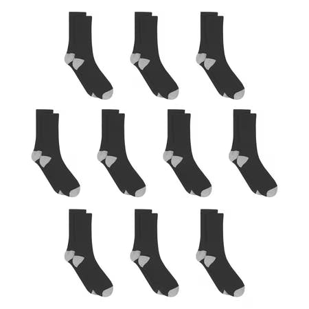 Hanes Men's Crew Socks