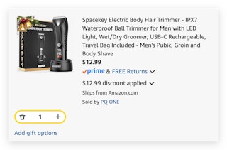 electric body trimmer