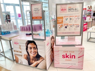 love your skin store signage