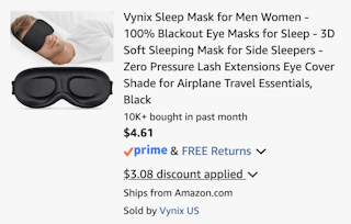 Amazon Sleep Mask 2026 2