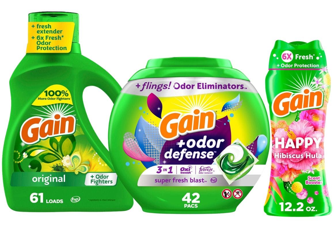 3 Gain Laundry Products