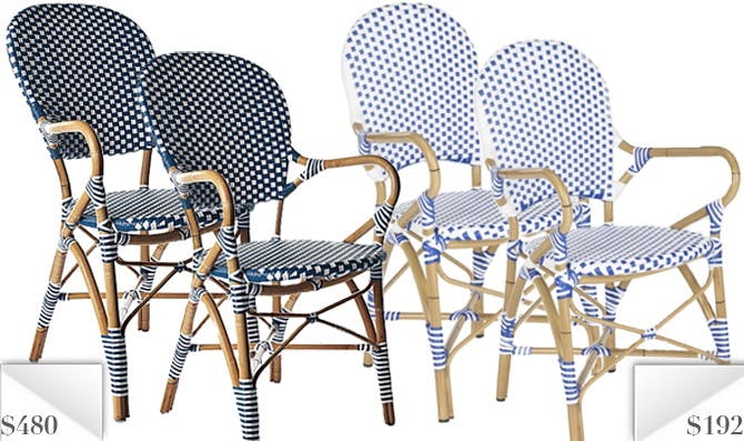 Knockoff Serena & Lily Bistro Chairs for 60% Less!