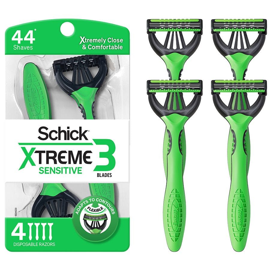 2 Schick Disposable Razors Packs