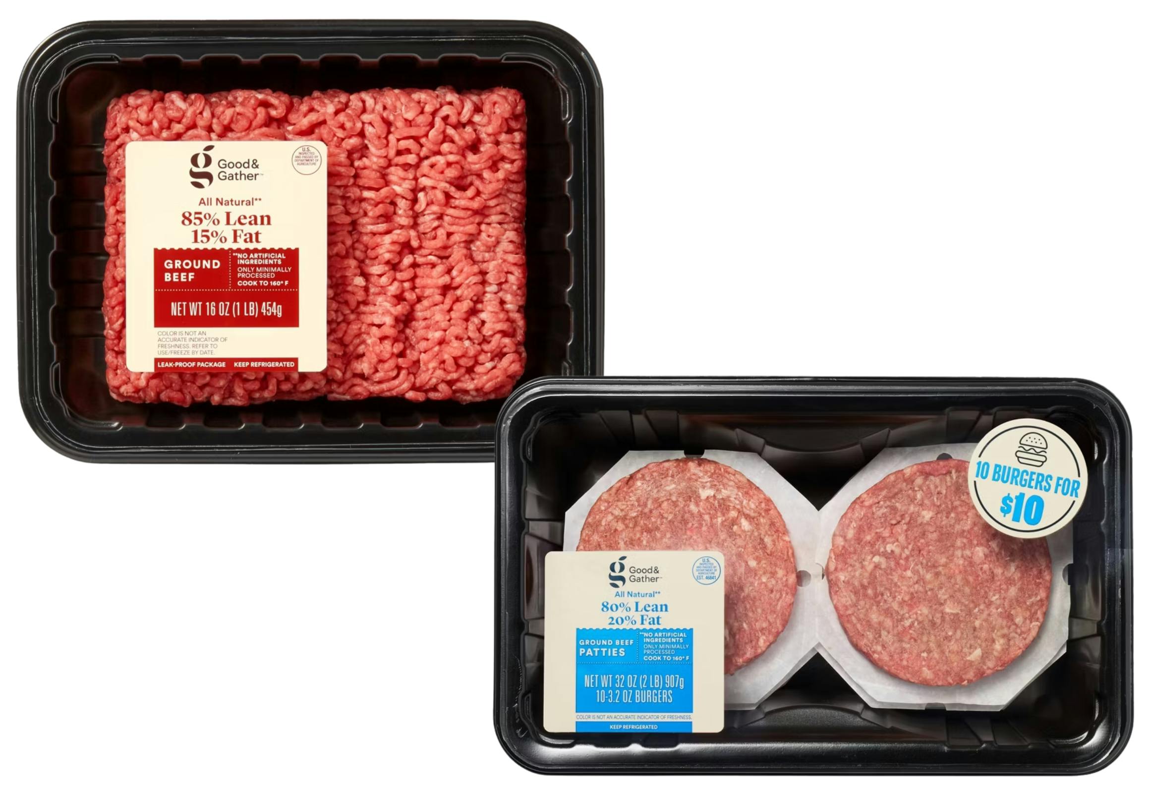 2 Good & Gather Ground Beef