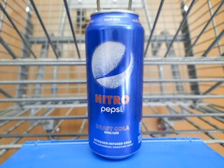 Pepsi Nitro in Walmart shopping cart