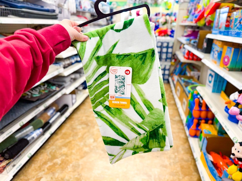 dollar tree beach towel