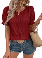 Women's Puff Sleeve Blouse
