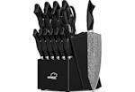 Knife Set with Built-In Sharpener