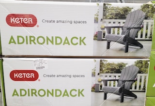      boxes of keter adirondack chairs