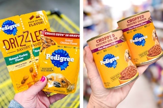 dollar general pedigree wet dog foods 2-photo collage