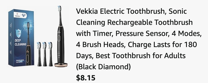 electric toothbrush