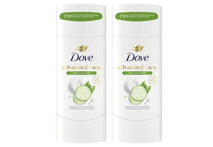 2 Dove Antiperspirant Deodorants