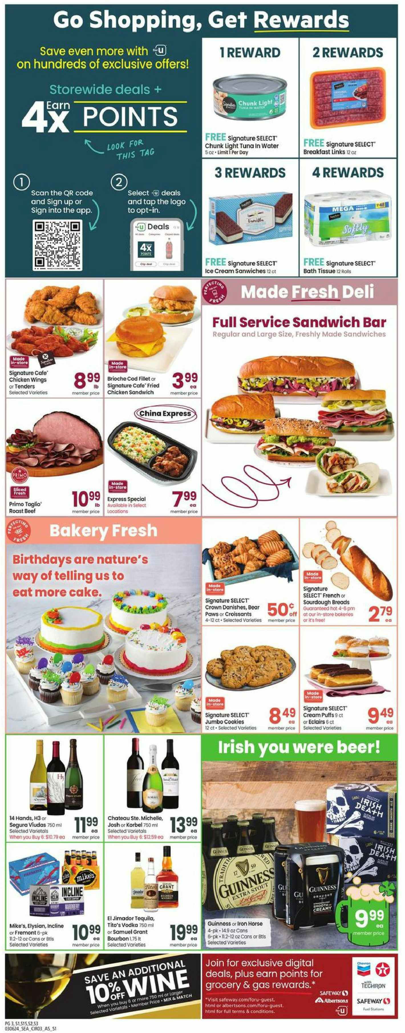 Safeway Weekly Ad March 6 12, 2024 The Krazy Coupon Lady