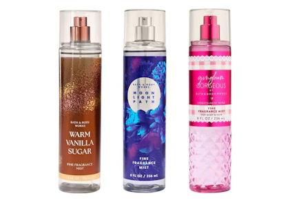 3 Bath & Body Works Fragrance Mists