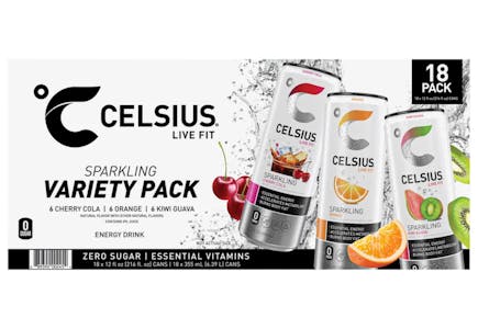 Celsius Energy Drink 18-Pack