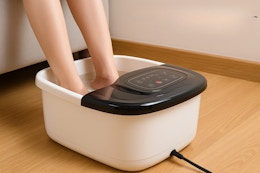 Heated Foot Spa Massager, Only $35.99 After Amazon Promo Code card image