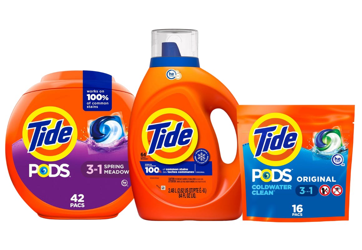 3 Tide Detergents (122 Loads)