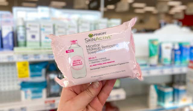 Garnier SkinActive Micellar Wipes 2-Pack, Only $10.48 on Amazon card image