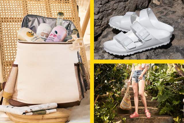 Get a Pair of Birkenstocks and a Backpack Cooler for $50 Shipped at DSW card image