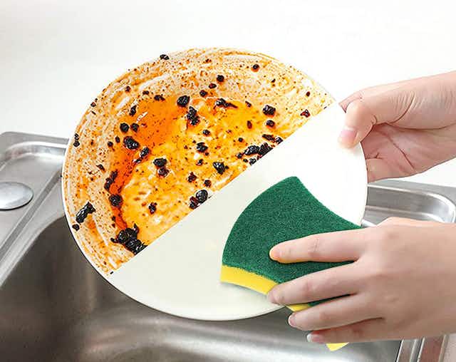 Kitchen Cleaning Sponges 24-Count, as Low as $6.59 on Amazon card image