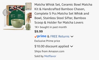 Amazon Matcha Whisk Set 2026 2