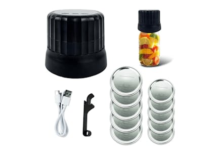 Mason Jar Vacuum Sealer Kit