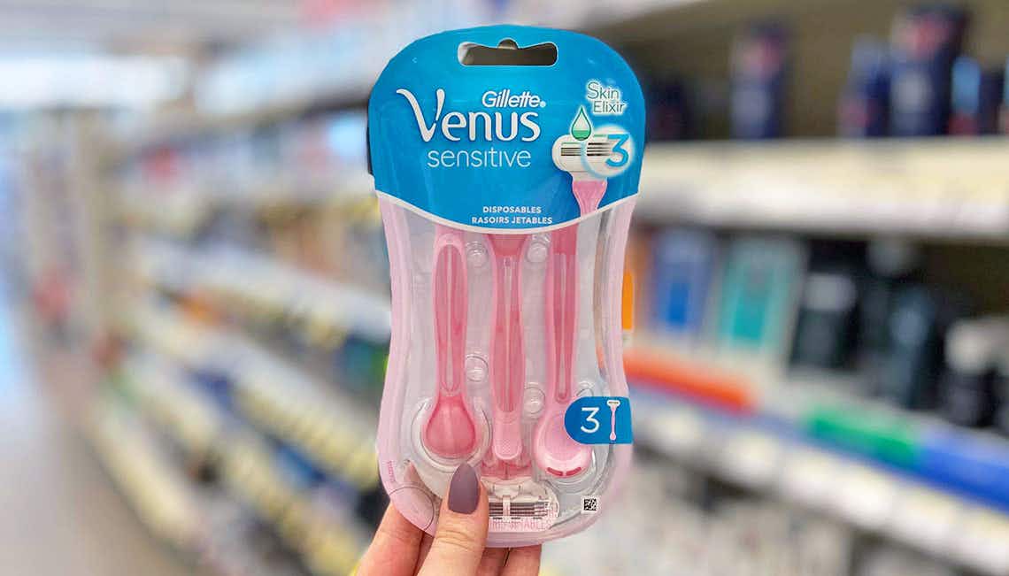 Gillette Venus Razors Packs, as Low as $2.95 on Amazon