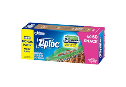 Ziploc Snack Bags