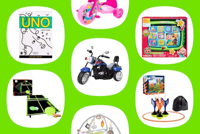 Macy's Is Having a Huge Toy Sale: $10 Uno, $12 CoComelon Tablet, and More card image