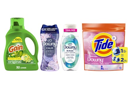 4 P&G Laundry Products
