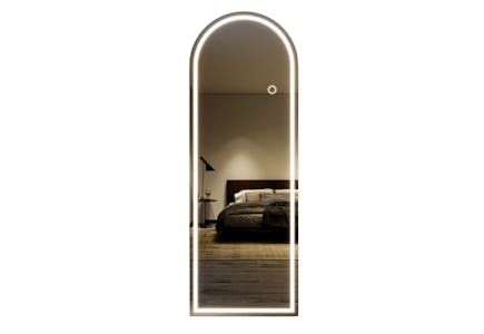 LED Arched Full-Length Mirror