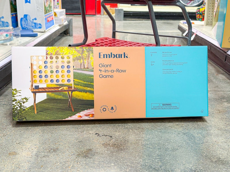 giant connect 4 game on target floor