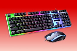 Score 70% Off This LED Keyboard and Mouse at Walmart (Only $12) card image