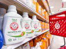 arm & hammer laundry detergent sitting on target shelves